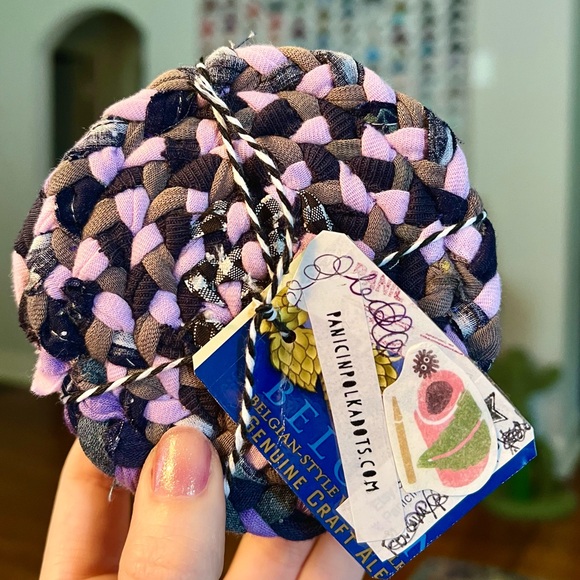 Set of Six Braided Coasters - Picture 5 of 13